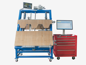 Metal sheet inspection gauge table